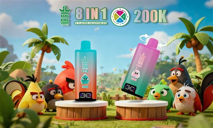 Bang King 200 000 Puff Vape 8 viename skoniai